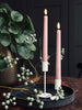 LED Stumpenkerzen Rosa - 2 Stk.
