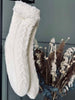 Fleece-Socken Offwhite