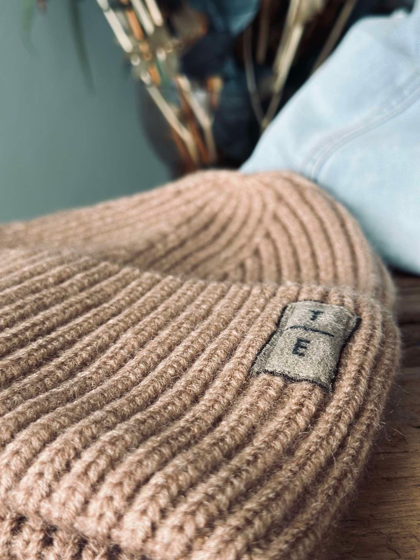 Beanie-Mütze camel