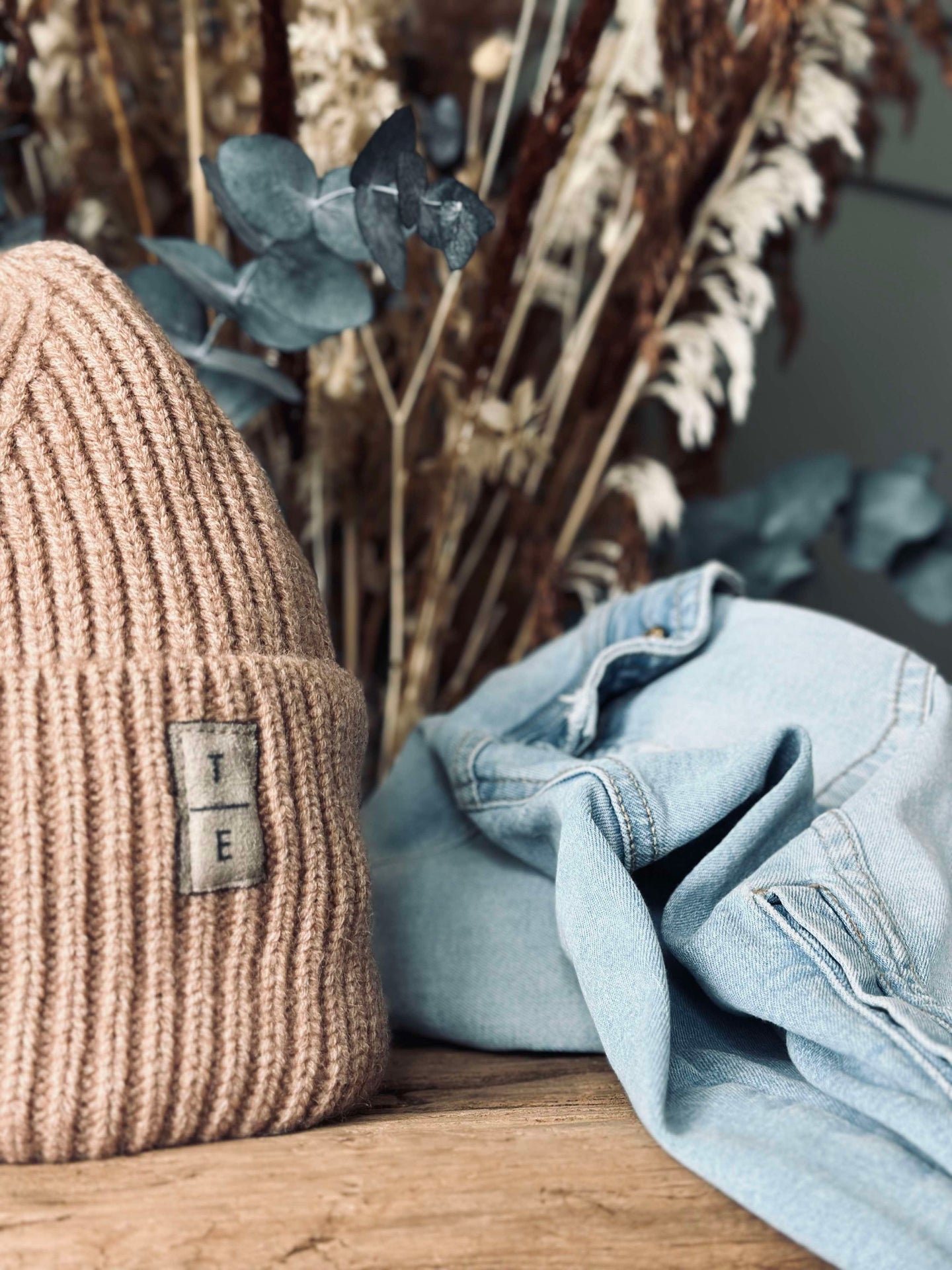 Beanie-Mütze camel