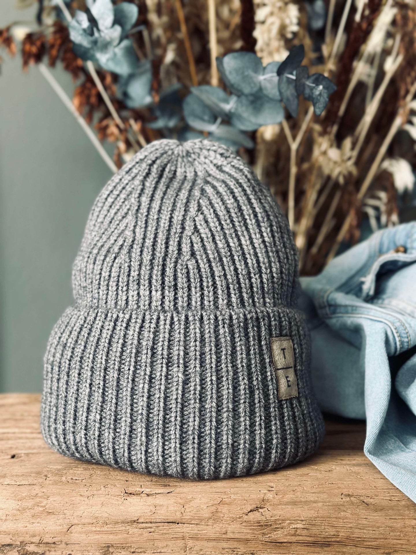 Beanie Mütze Grau