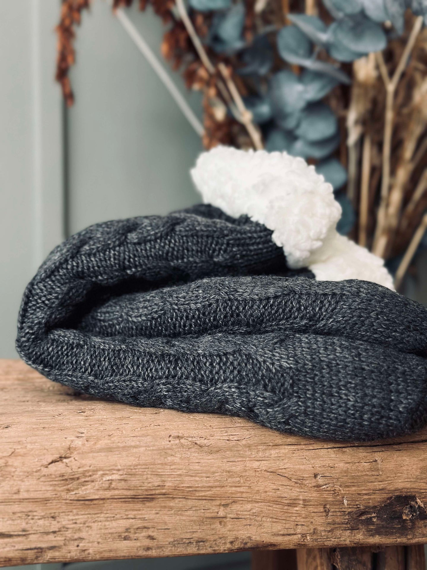 Fleece-Socken Stone