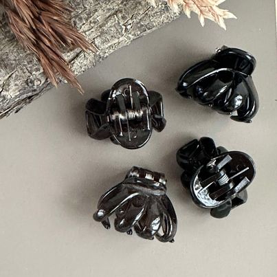 Haarklemmen Black / Thunder - 4 Stk.
