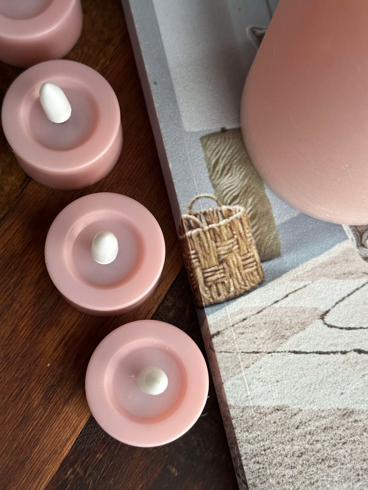 LED-Licht-Paket mit 9 LED-Leuchten - Rosa