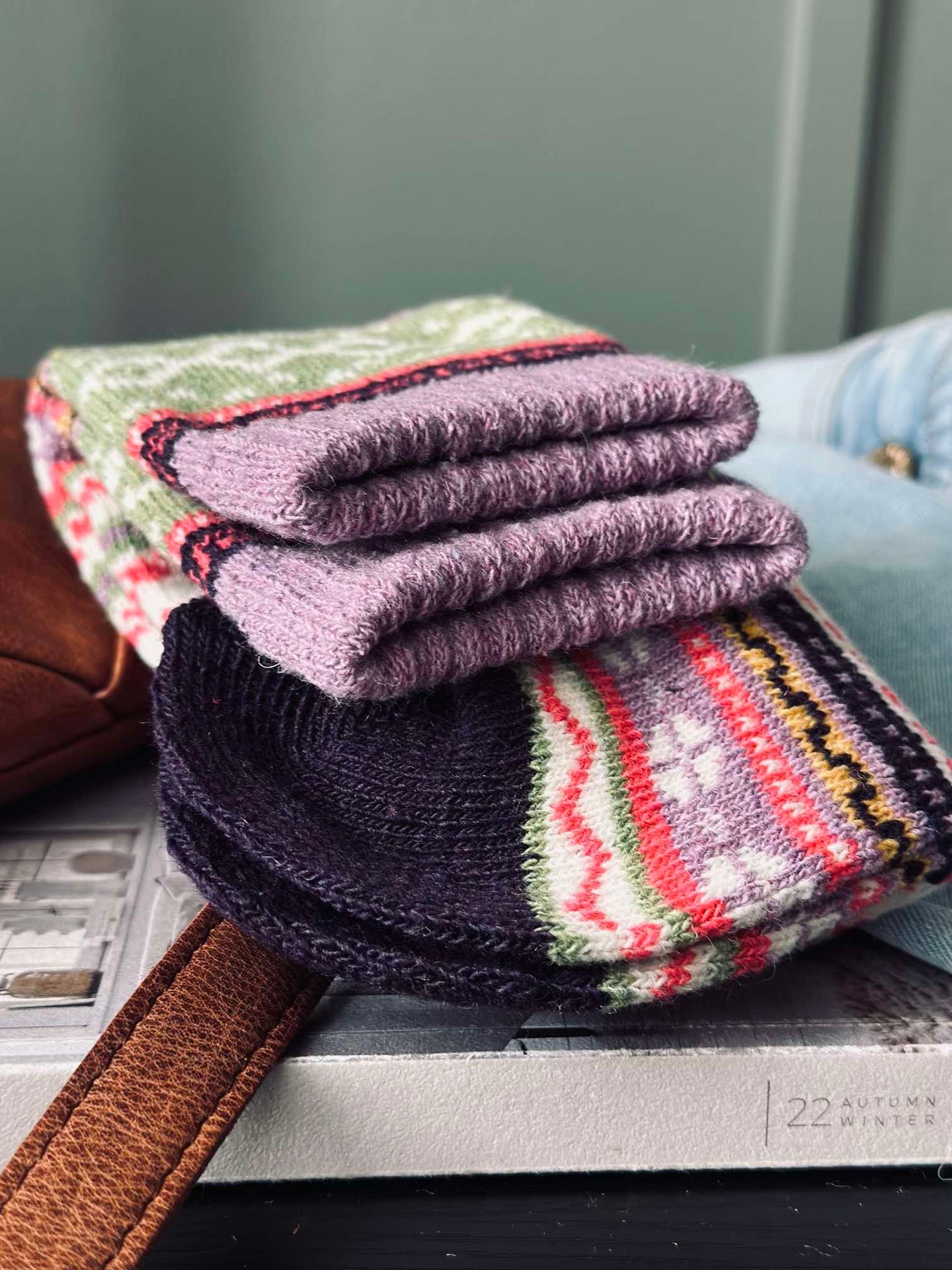 Socken - Lila Mix