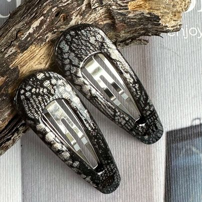 Haarspangen Silver Snake - 2 Stk.