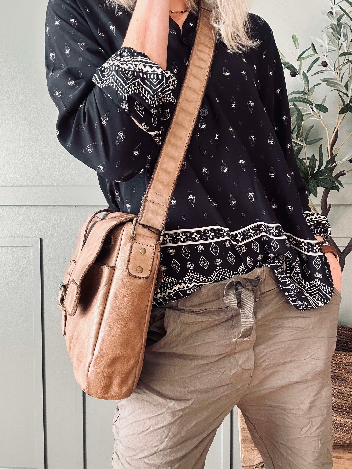 Arbeitstasche - Raw Taupe