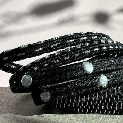 Haargummis Black / Silver - 3 mix