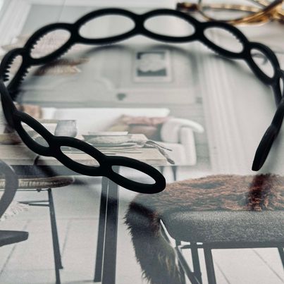 Haarreif Nora Mat Black