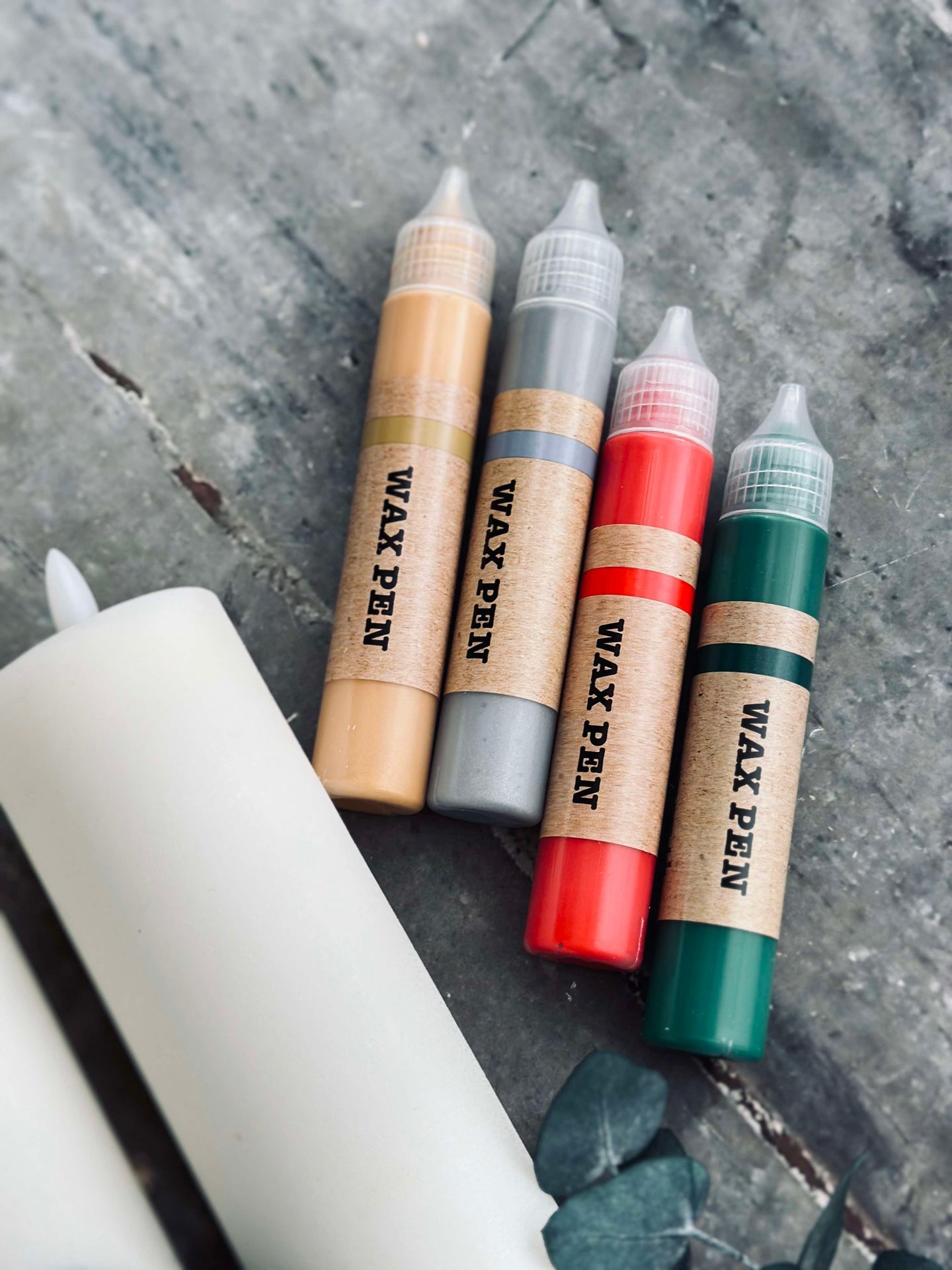 Stifte zur Dekoration von Kerzen - Wax Pen