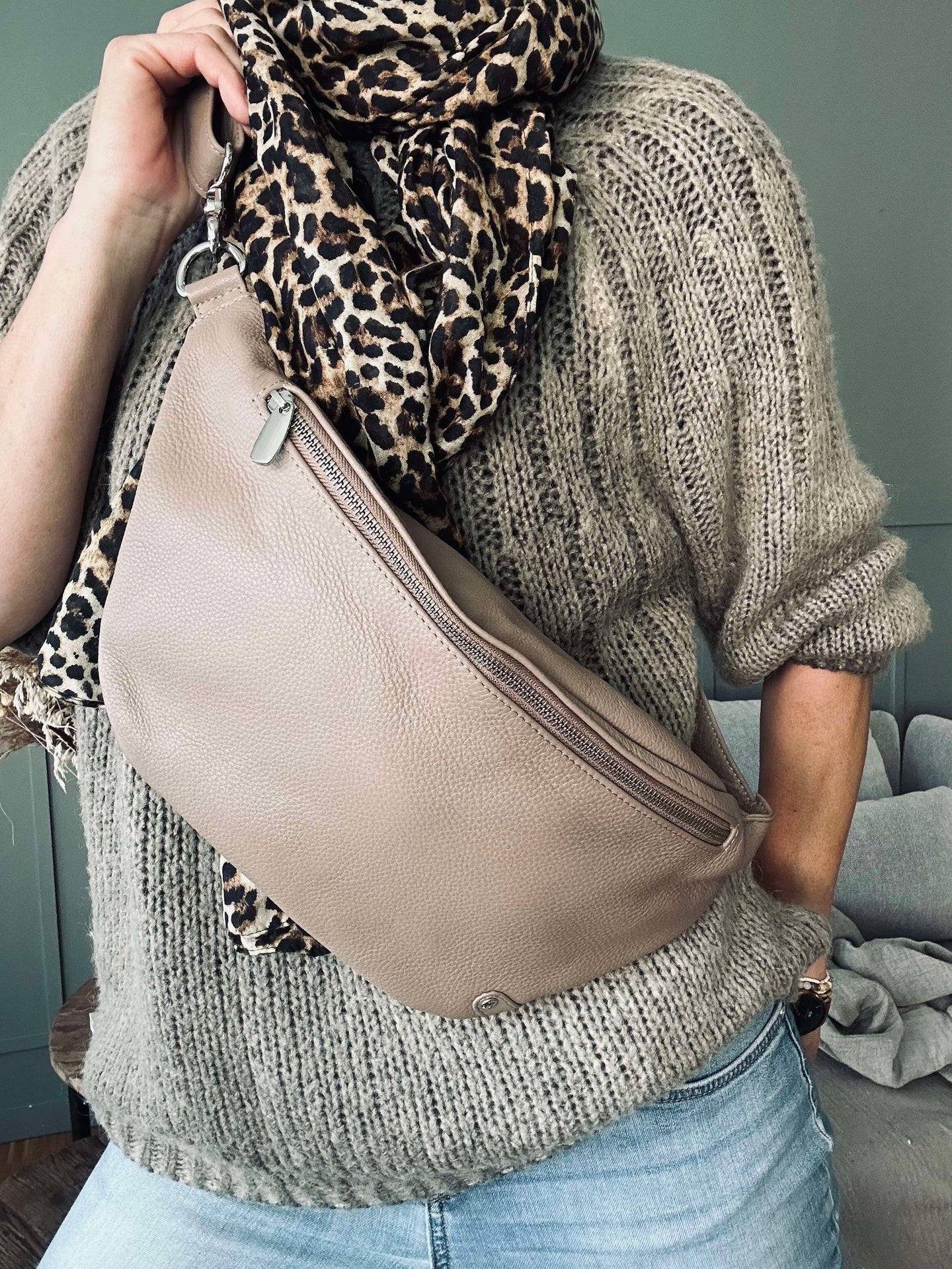 Bumbag Aura Big Dusty Taupe