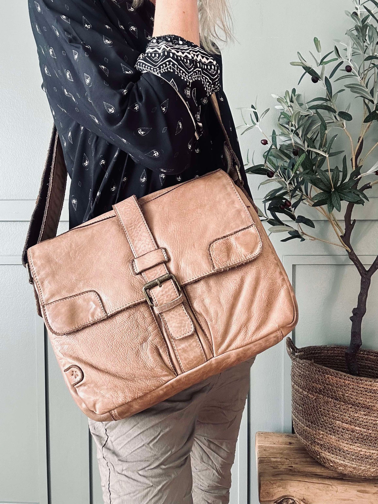 Arbeitstasche - Raw Taupe