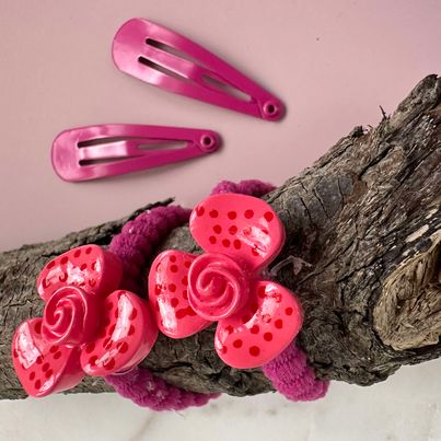 Haaraccessoires-Set Signe - Pink