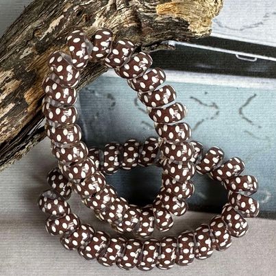 Haargummis Spiral Brown - 2 Stk.