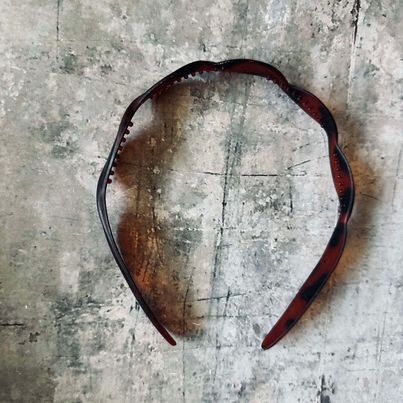 Haarreif Twist Braun