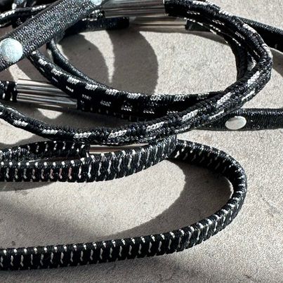 Haargummis Black / Silver - 3 mix