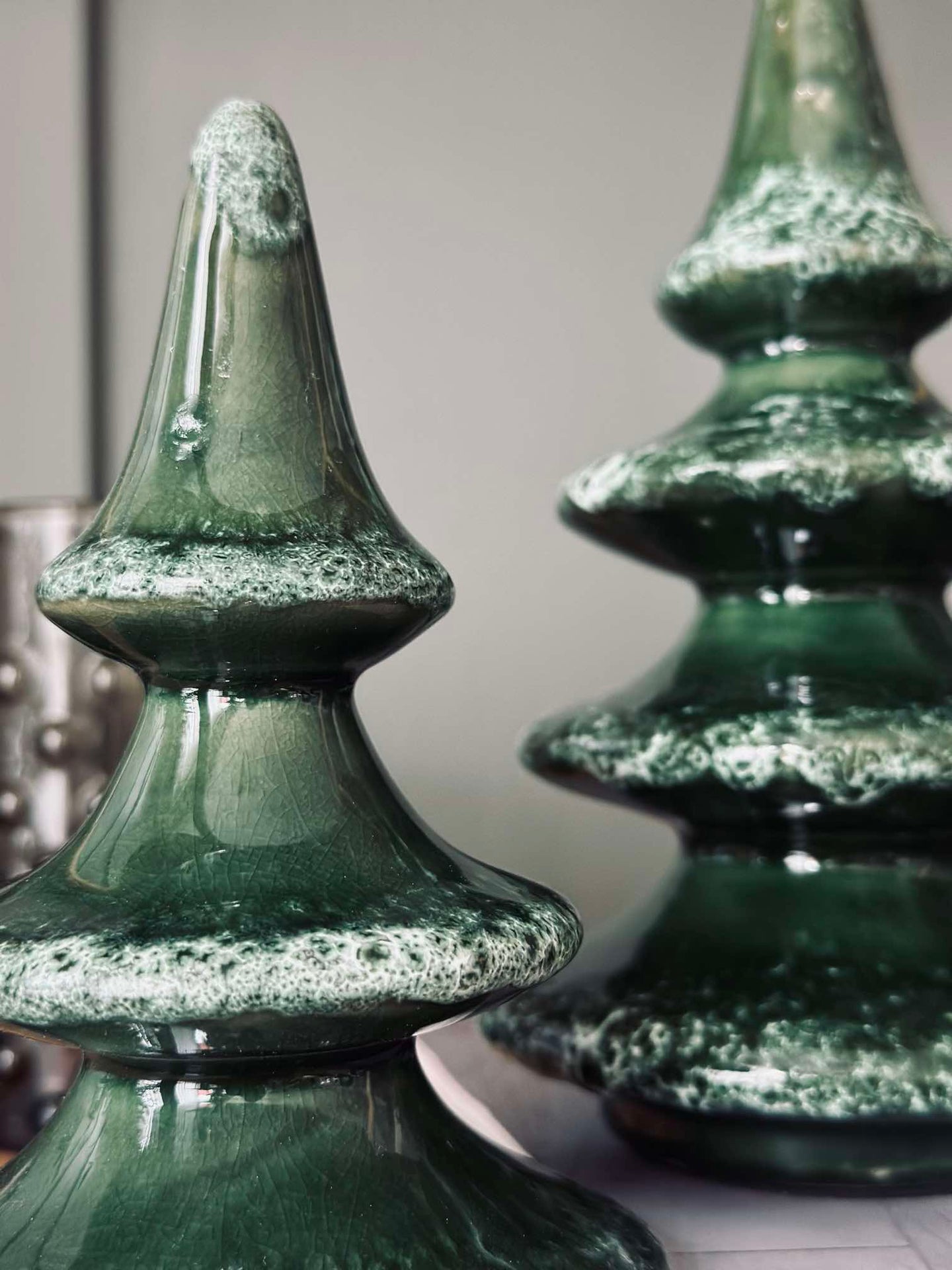 Weihnachtsbaum Keramik 15 cm