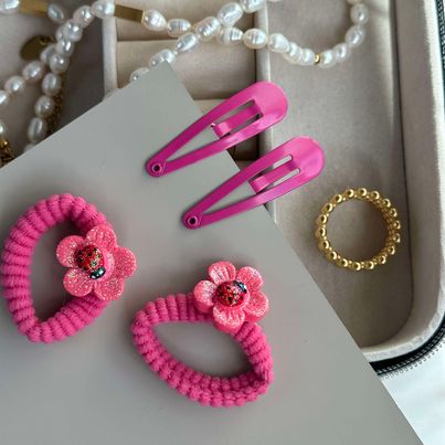 Haar-Accessoires-Set Marie - Pink