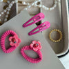 Haar-Accessoires-Set Marie - Pink