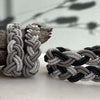 Haargummis Sally Grey / Silver