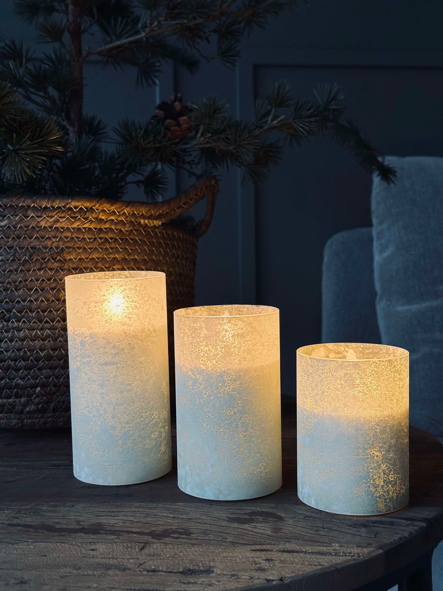 LED-Licht FROZEN - Mint 3 Stk.