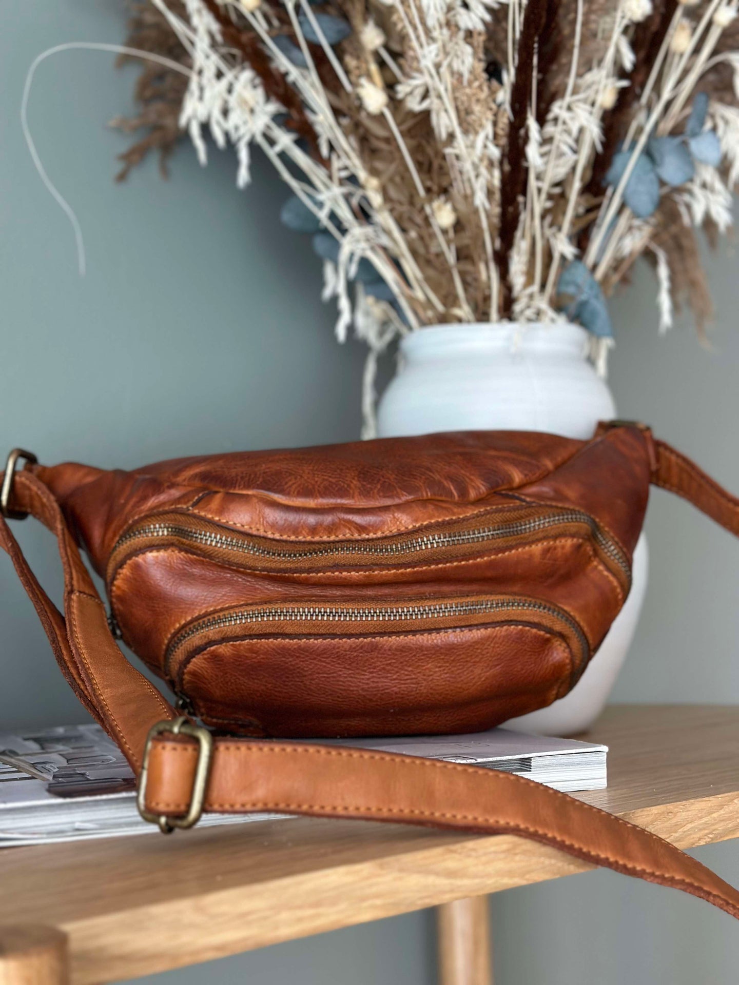 Bumbag Raw Wanda - Cognac
