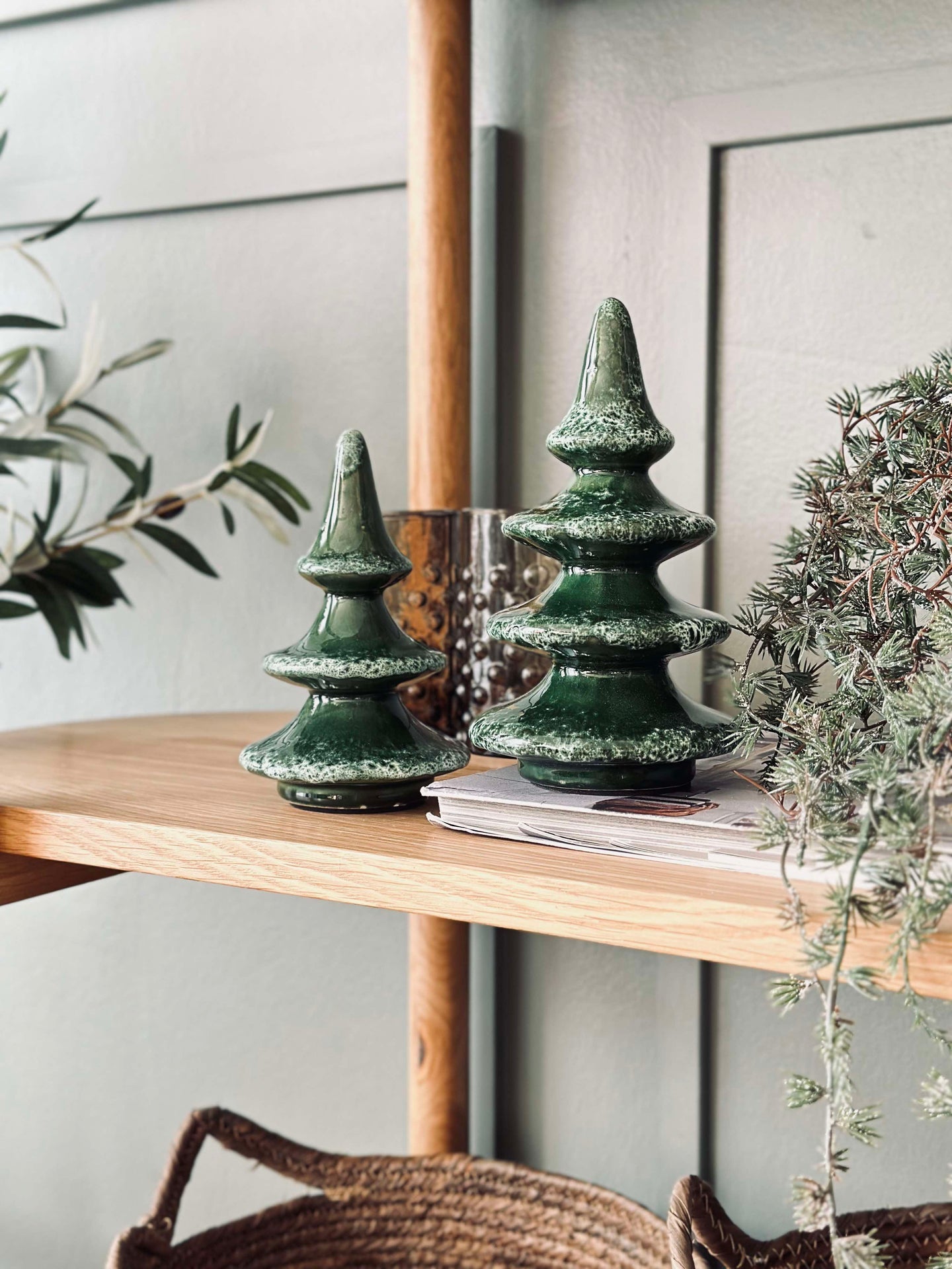 Weihnachtsbaum Keramik 18 cm