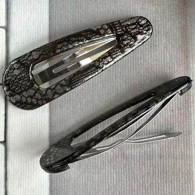 Haarspangen Silver Snake - 2 Stk.