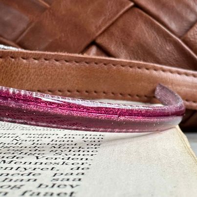 Haarreif Pink Glitzer