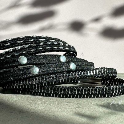 Haargummis Black / Silver - 3 mix