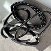 Haargummis Black / Silver - 3 mix