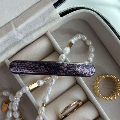 Haarklammer Purple Snake