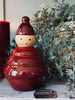 Weihnachtsmann Keramik - Rot