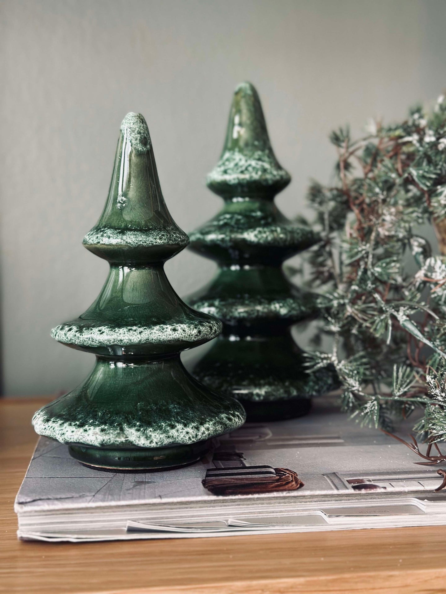Weihnachtsbaum Keramik 18 cm