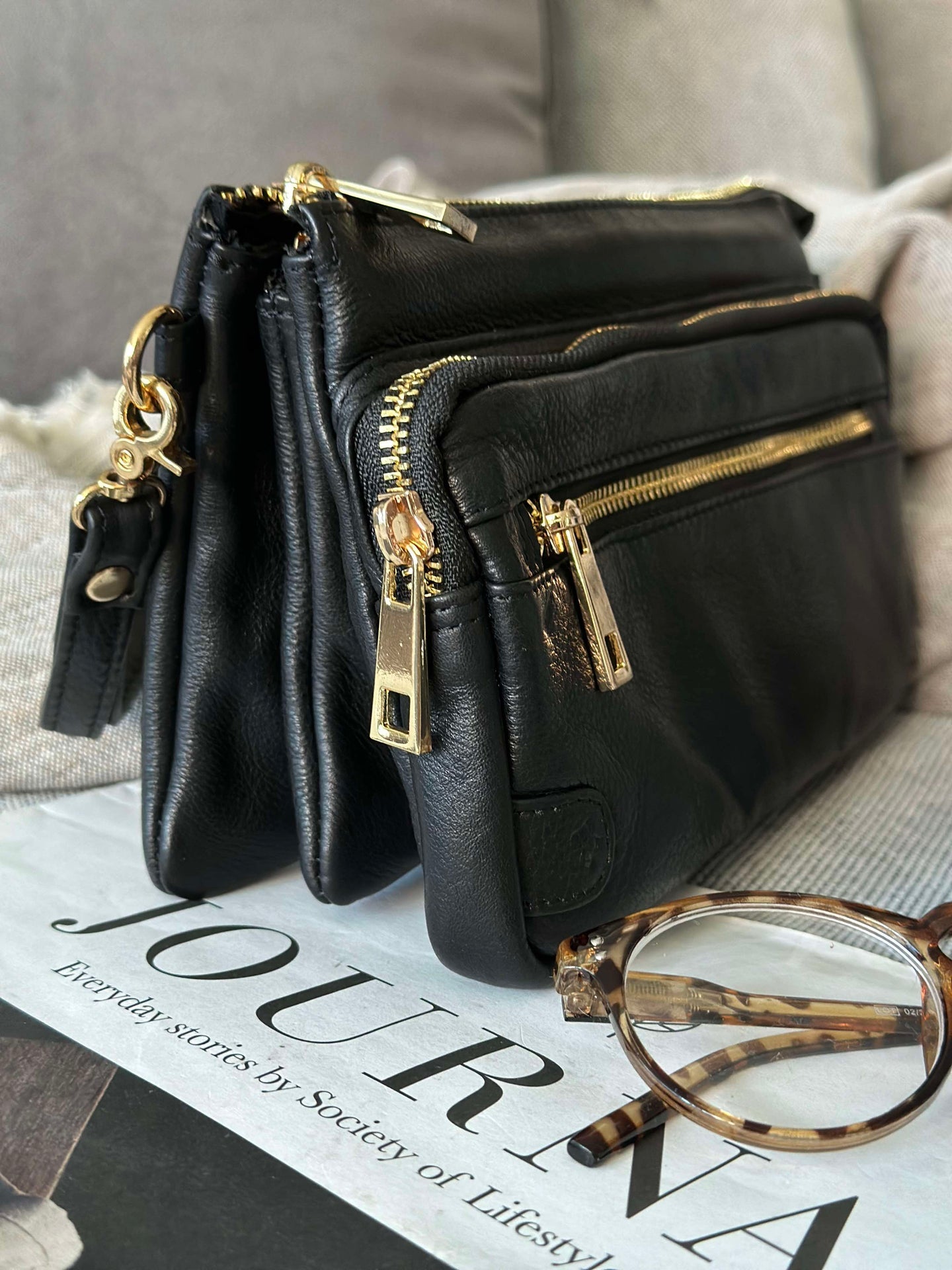 Clutch Deluxe – Black / Gold