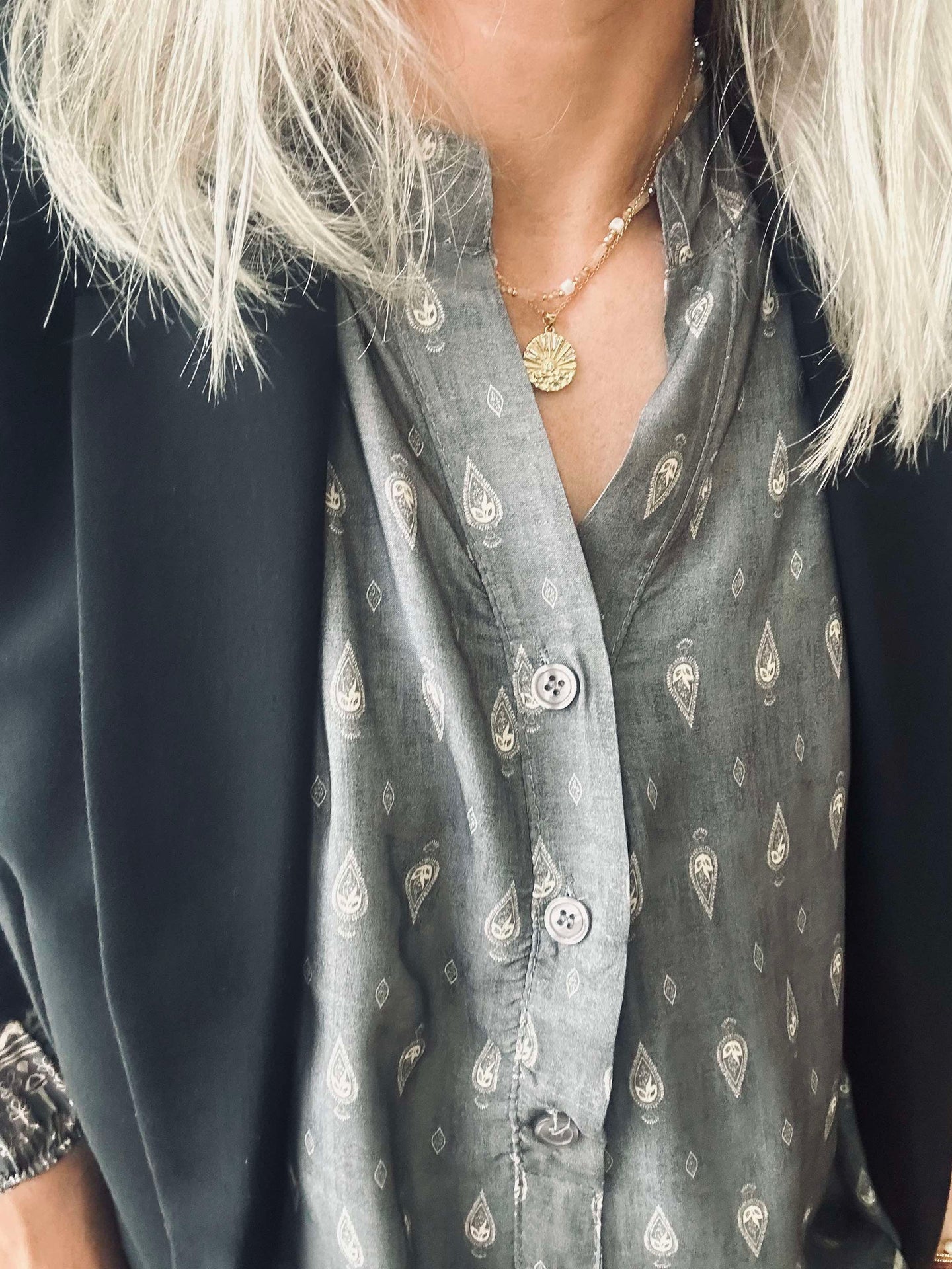Bluse Ella Grey