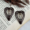 Haarklammern Brown Heart - 2 Stk.