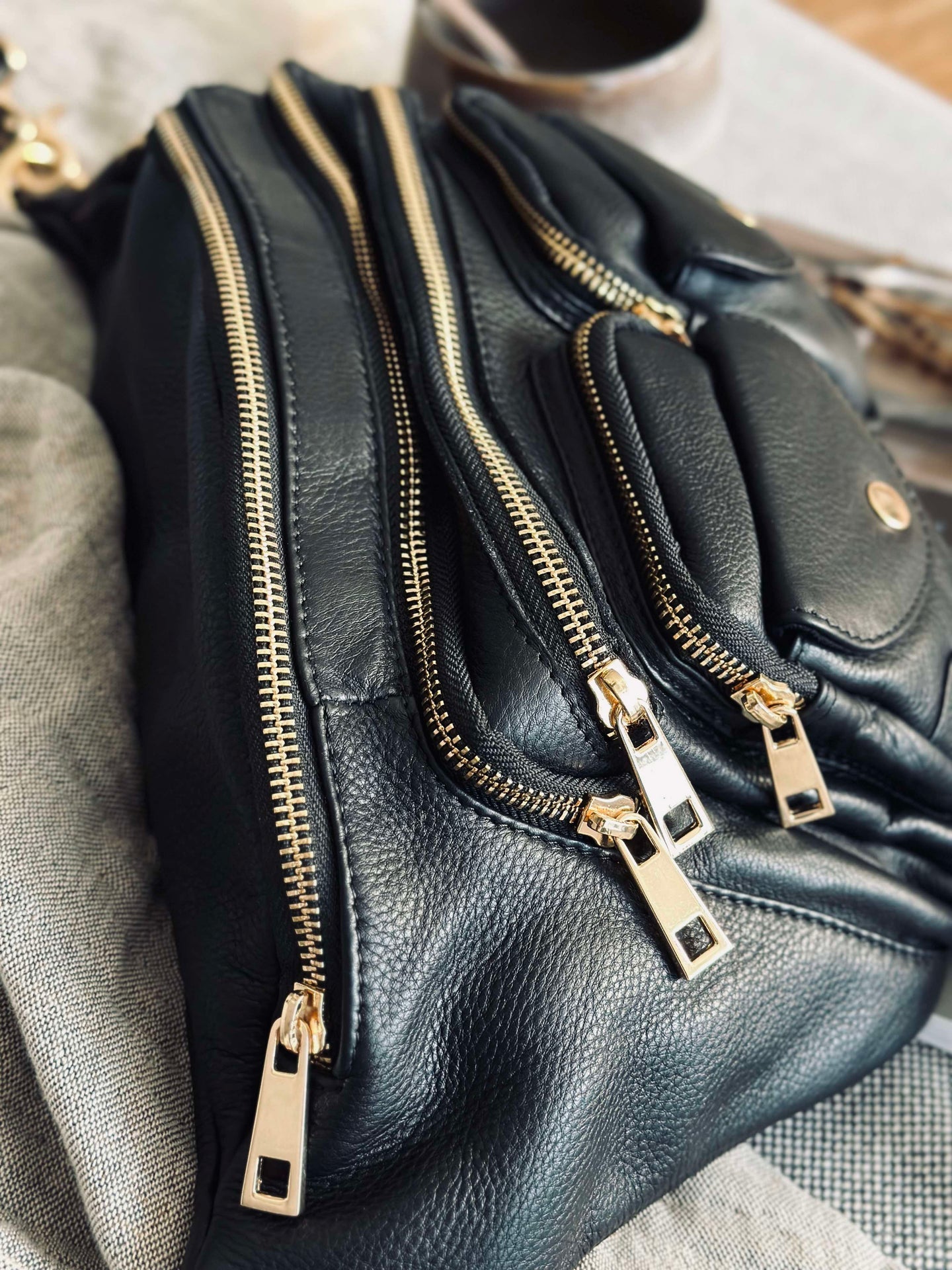 Bumbag Big Deluxe - Schwarz / Gold