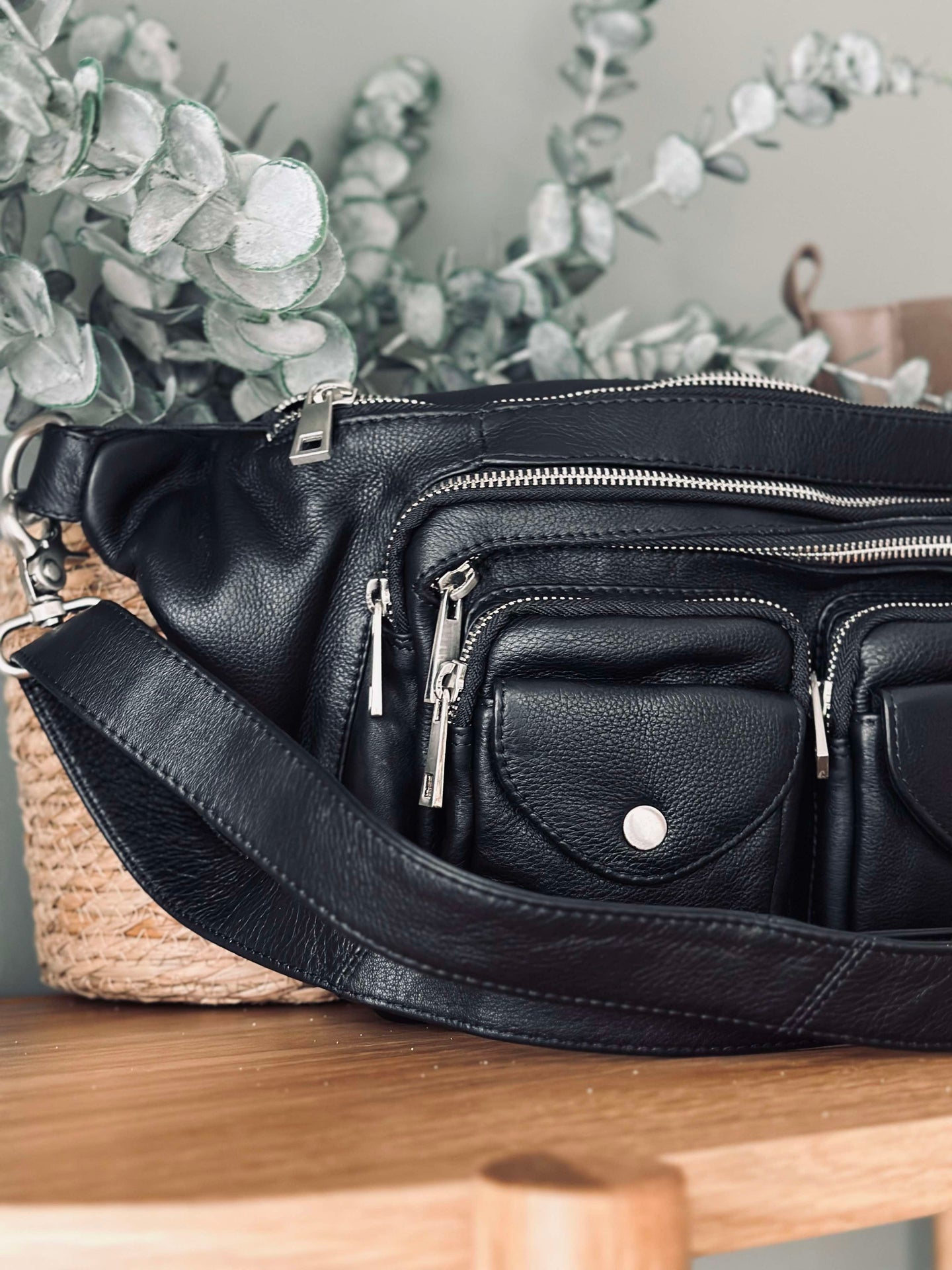 Bumbag Big Deluxe - Black / Silver
