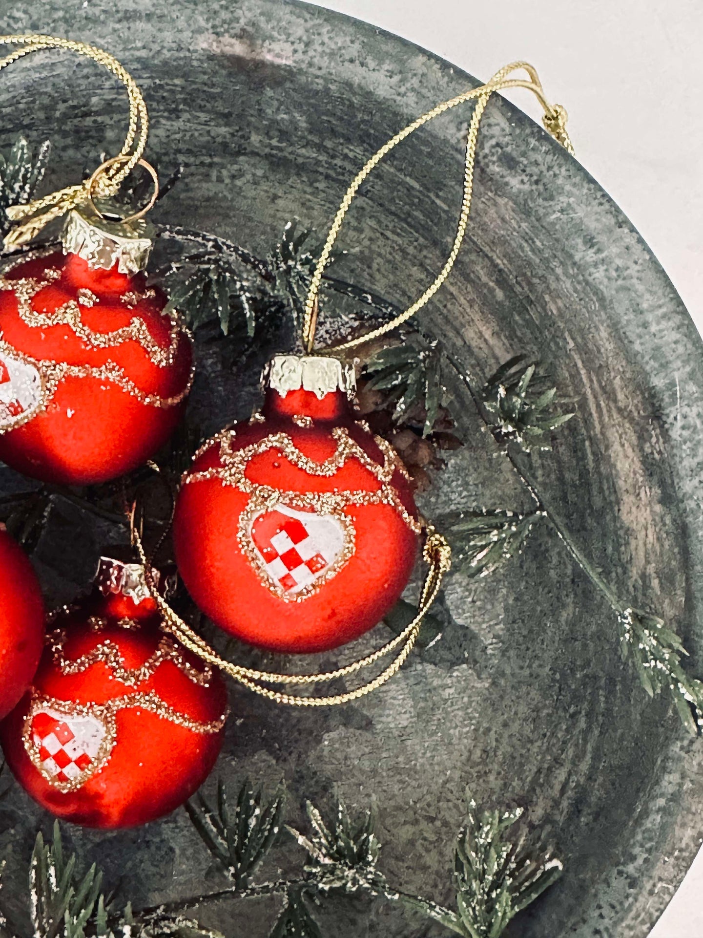 Weihnachtskugeln - Set mit 4 Stück