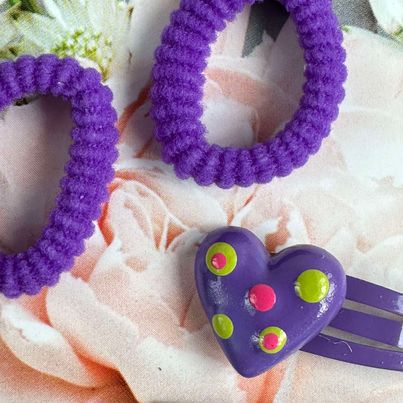 Haar-Accessoires-Set Frida - Lila