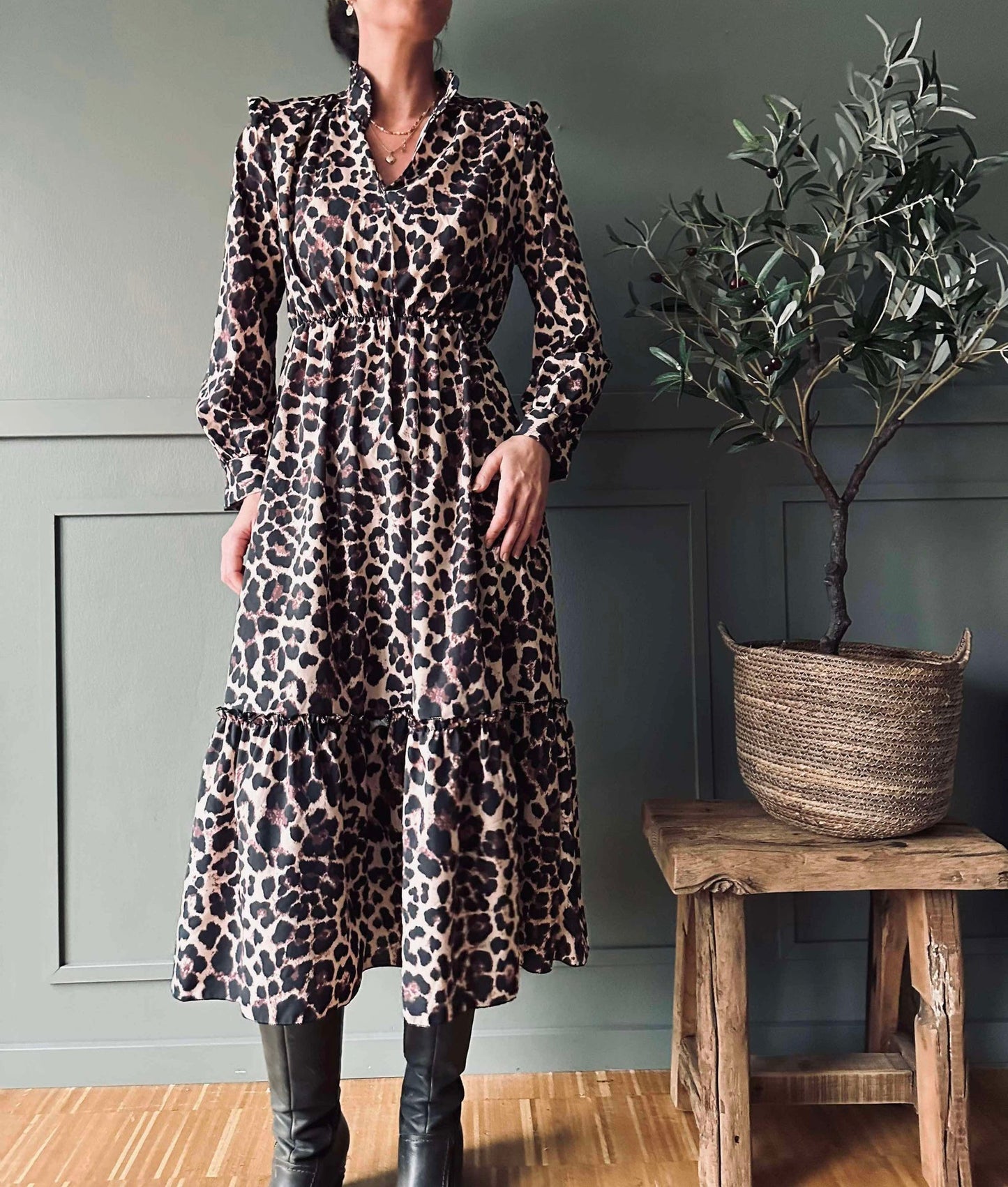 Kleid Leopard - S/M