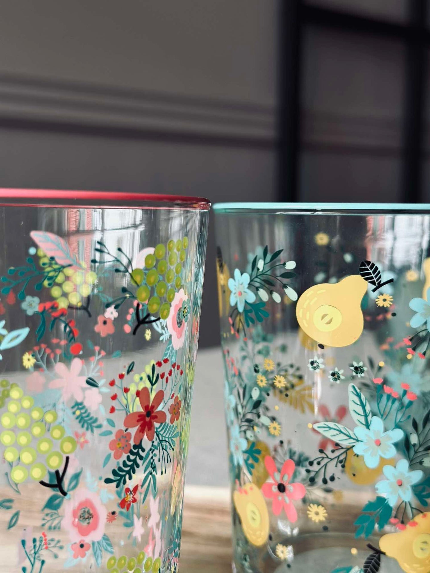 Trinkgläser FLORA - Set mit 4 Gläsern