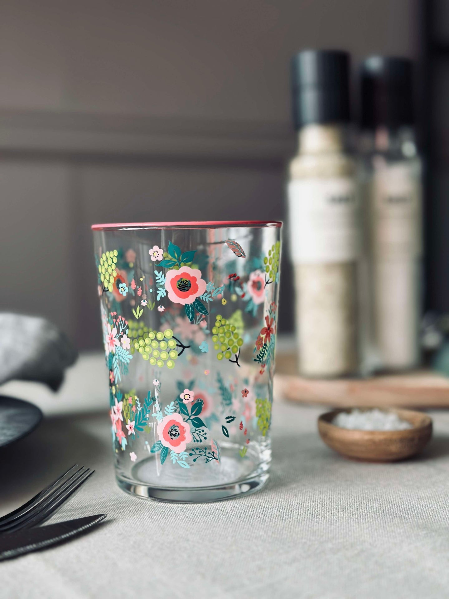 Trinkgläser FLORA - Set mit 4 Gläsern