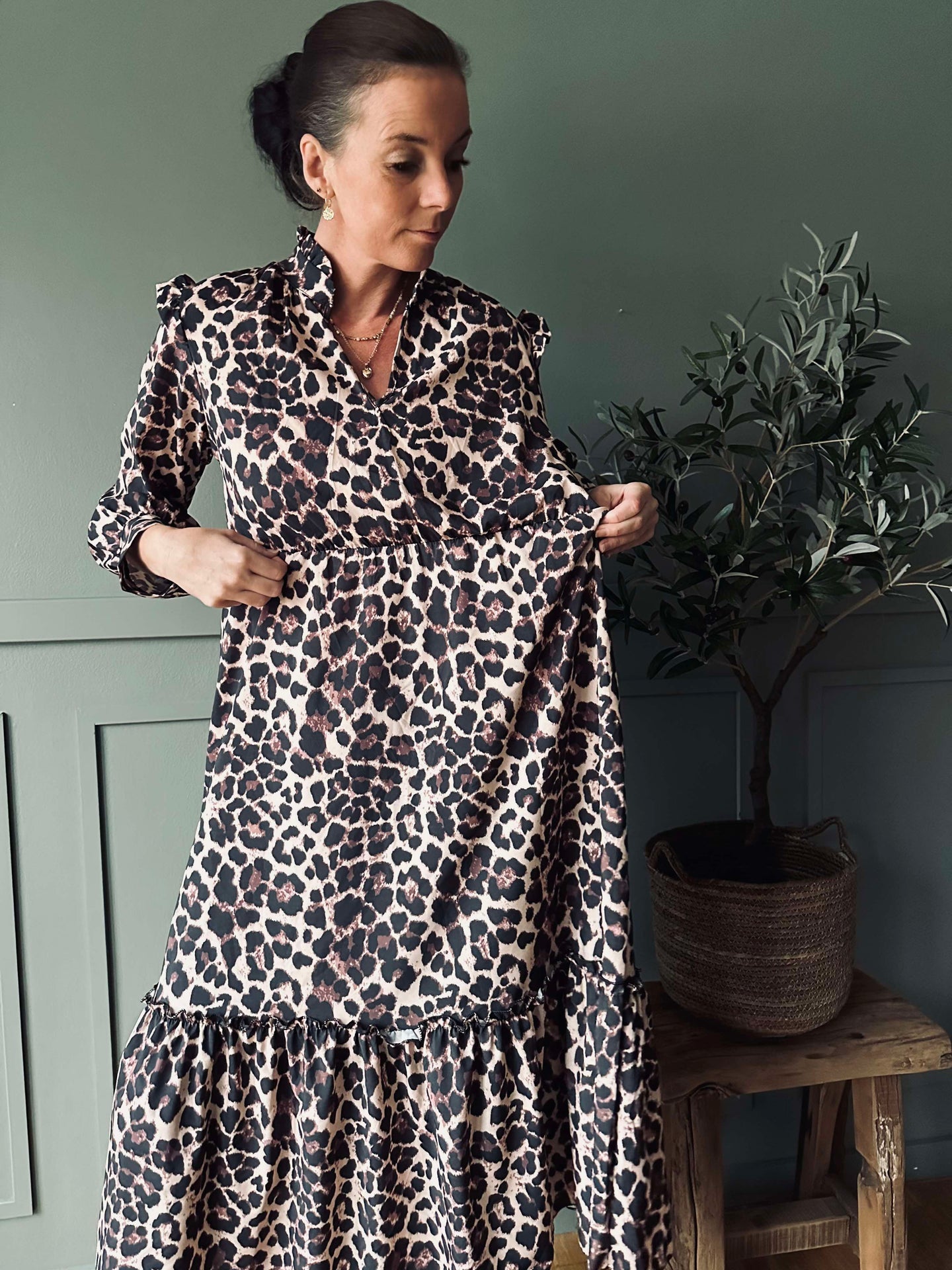 Kleid Leopard - S/M