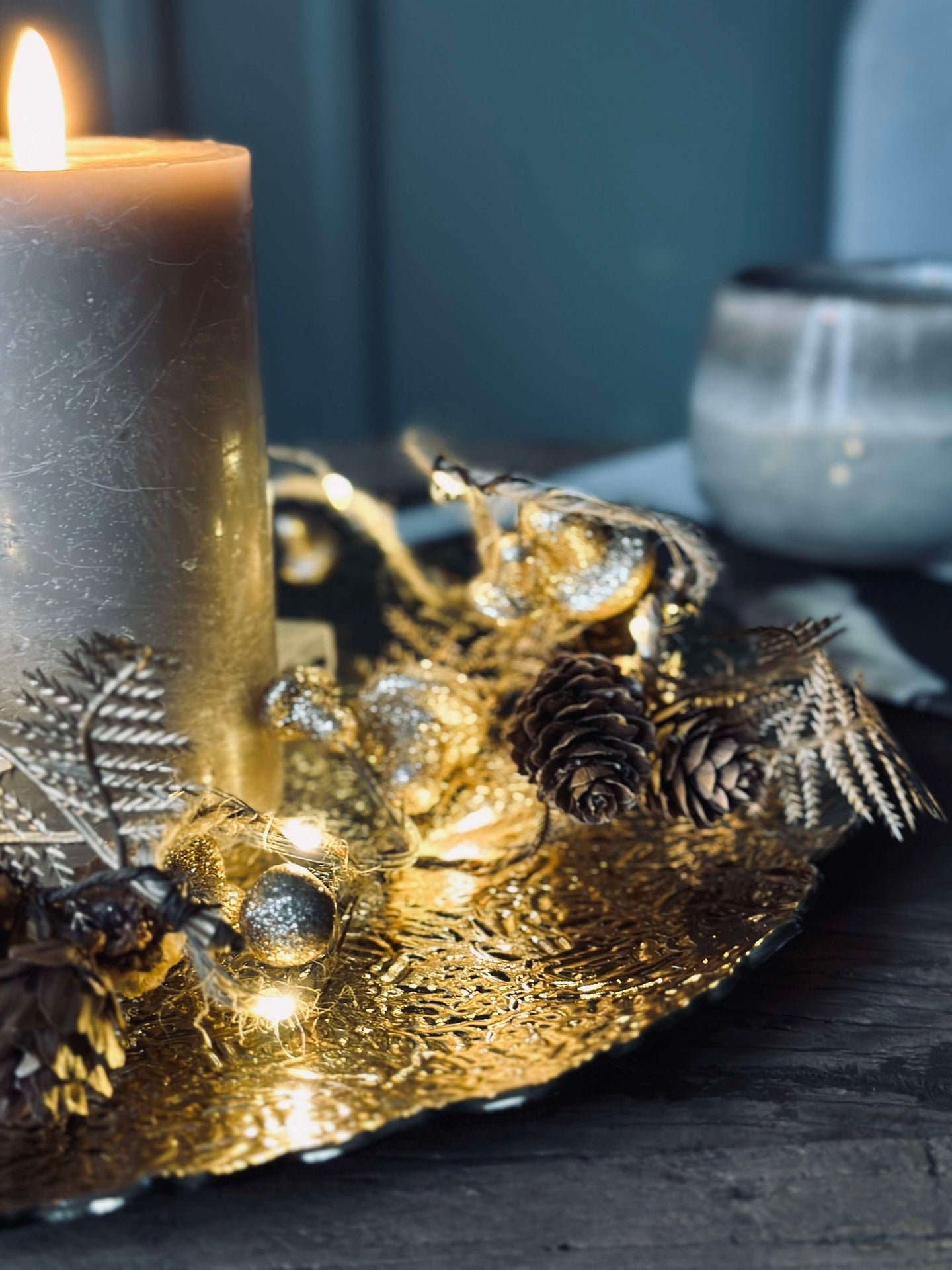 Tablett / Unterteller - Golden