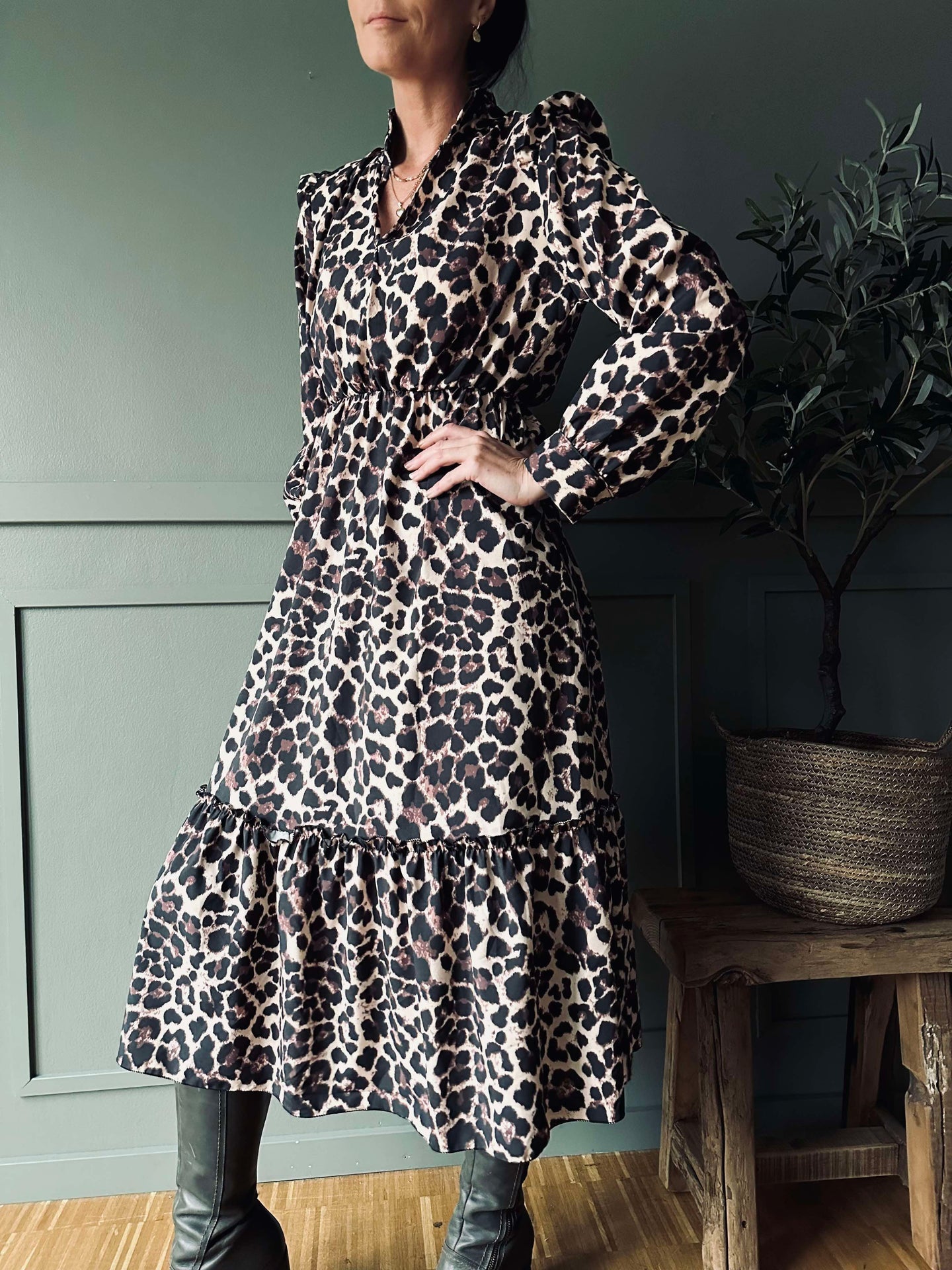 Kleid Leopard - S/M