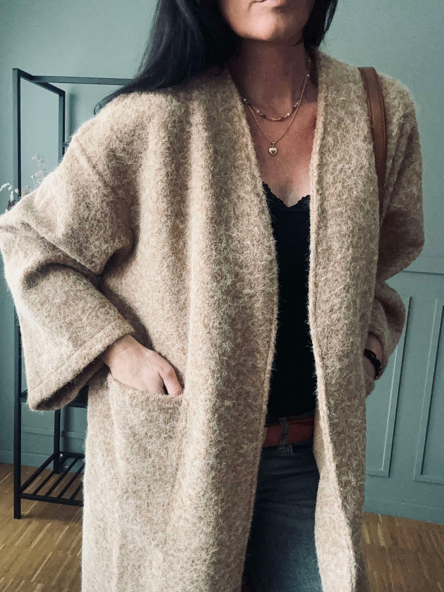 Jacke Belina - Oversize Camel