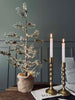Weihnachtsbaum mit Zapfen und Lichterkette - 70 cm