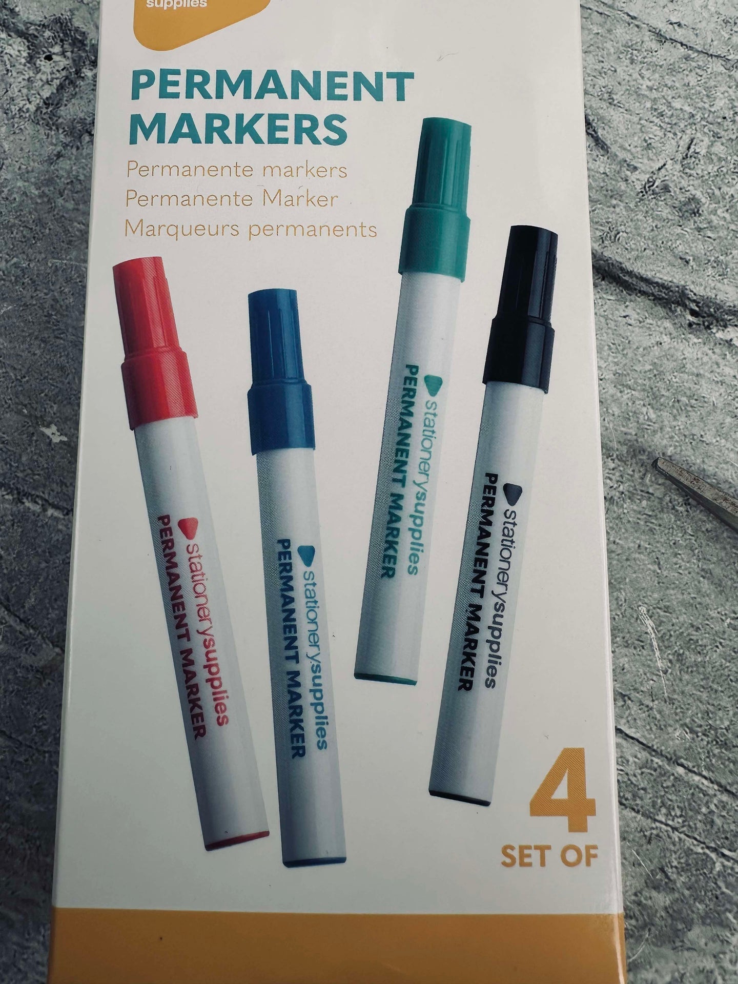 Permanentmarker - Set mit 4 Stück